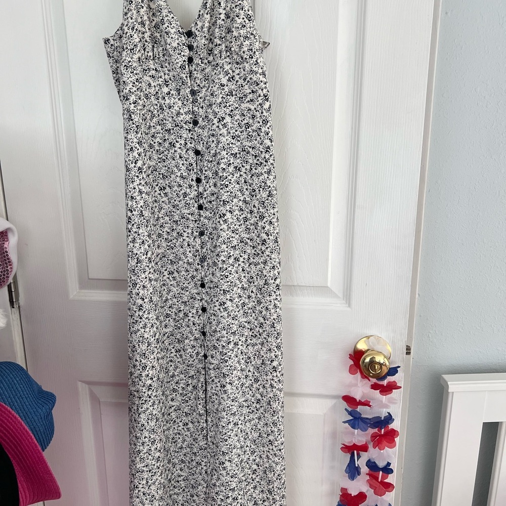 ZARA Floral Print Slip Dress - Picture 4 of 8